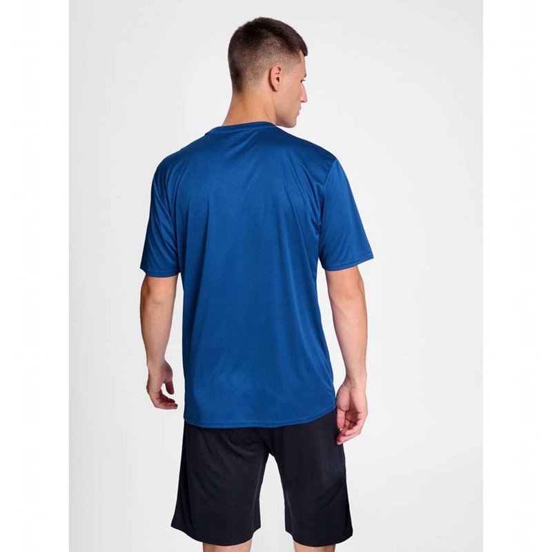 Hummel Essential S/S Jersey Heren Blauw | 436054-075