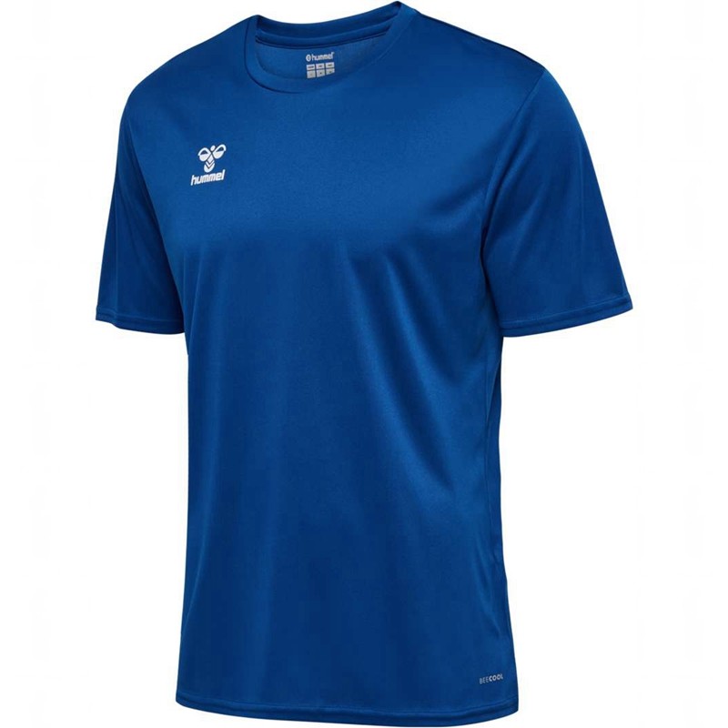 Hummel Essential S/S Jersey Heren Blauw | 436054-075
