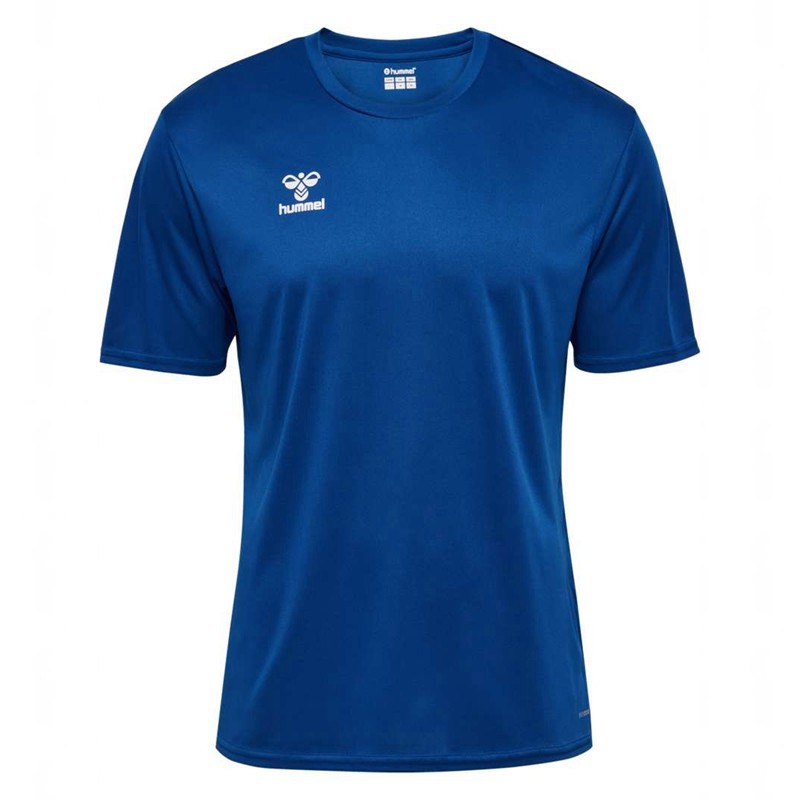 Hummel Essential S/S Jersey Heren Blauw | 436054-075