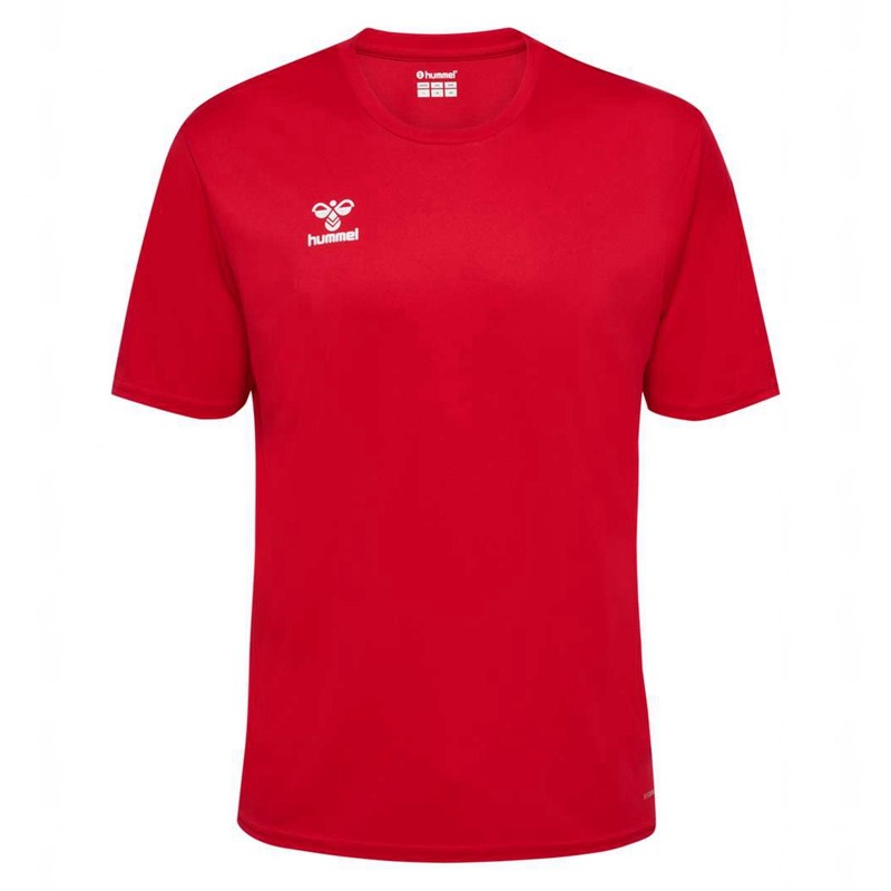 Hummel Essential S/S Jersey Heren Rood | 947495-363