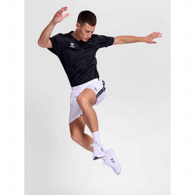 Hummel Essential S/S Jersey Heren Zwart | 443217-196