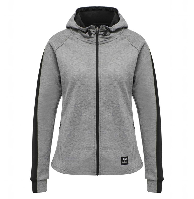 Hummel Essi Zip Hoodie Dames Grijs | 479967-013