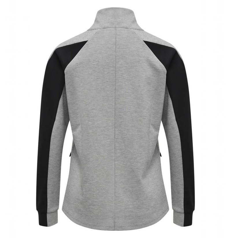 Hummel Essi Zip Jassen Dames Grijs | 291608-436