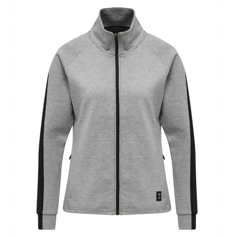 Hummel Essi Zip Jassen Dames Grijs | 291608-436