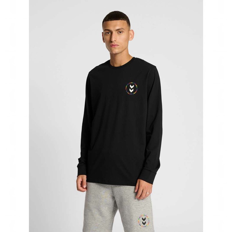 Hummel Everything Nothing Ls T-shirts Dames Zwart | 088080-360