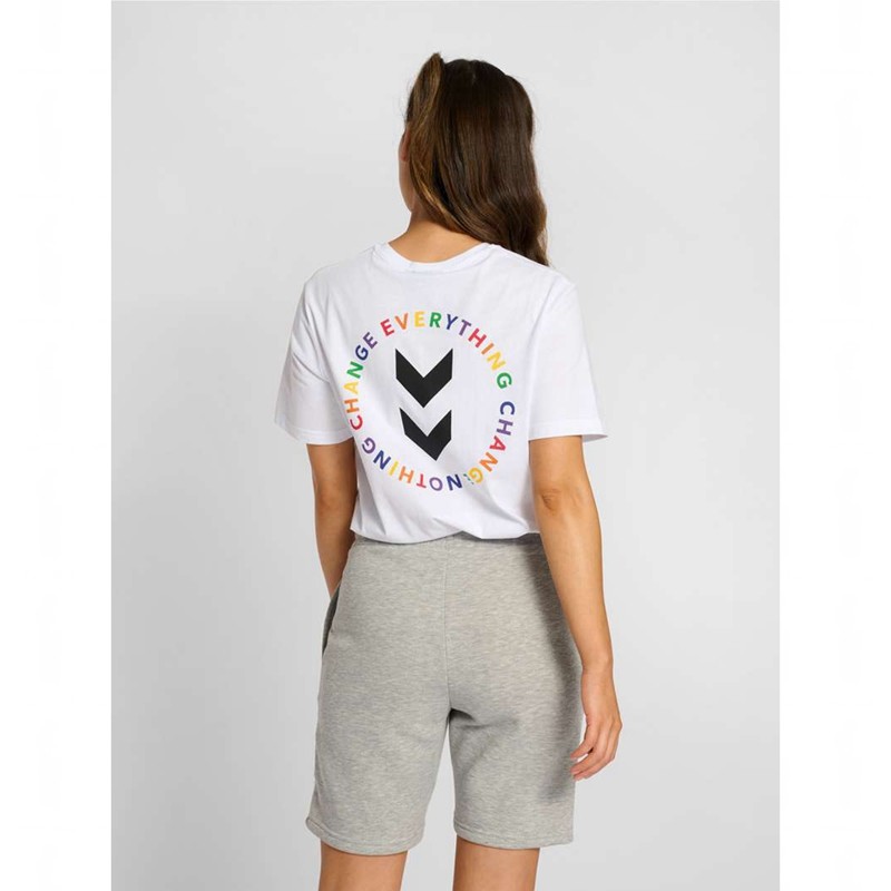 Hummel Everything Nothing T-shirts Dames Wit | 368489-065