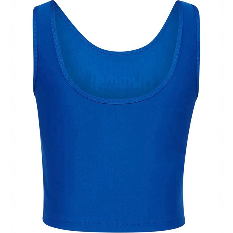 Hummel Fast Cropped Tanktop Dames Blauw | 756605-547