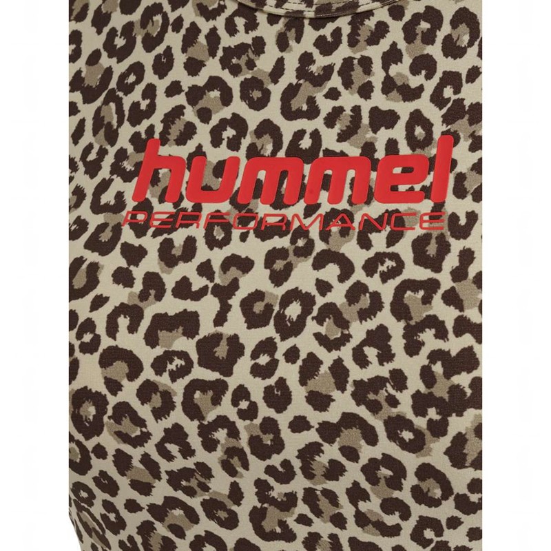 Hummel Fast Cropped Tanktop Dames Leopard | 003606-153