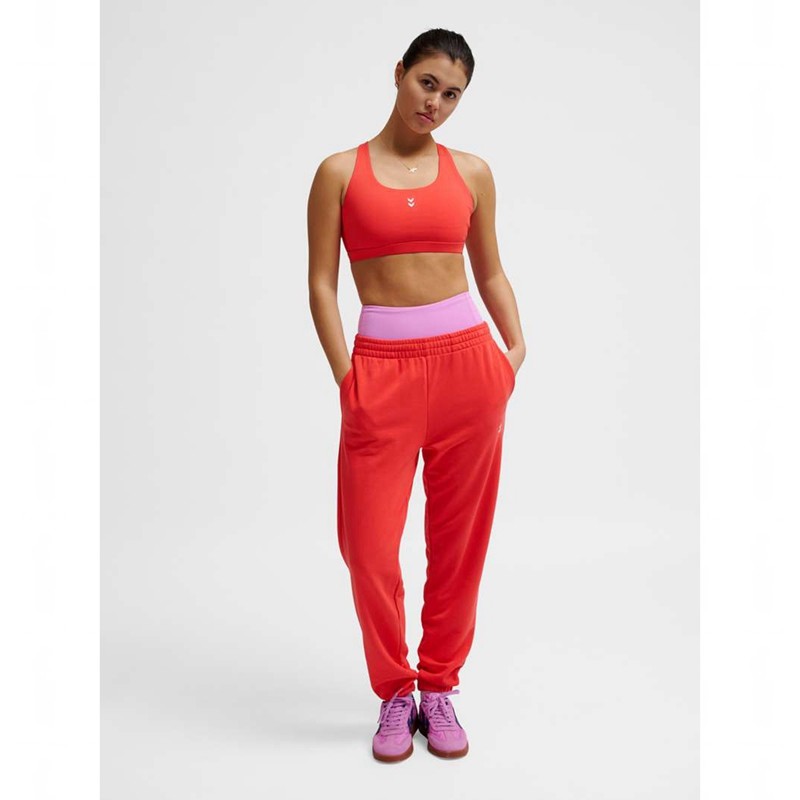 Hummel Fast Impact Strap Sport BH Dames Rood | 689168-098