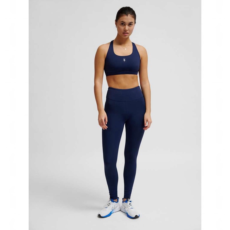 Hummel Fast Impact Strap Sport BH Dames Donkerblauw | 139024-678