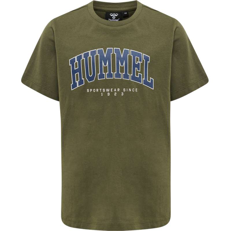 Hummel Fast S/S T-shirts Kinderen Olijfgroen | 350198-738
