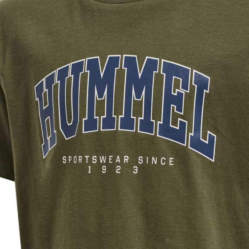 Hummel Fast S/S T-shirts Kinderen Olijfgroen | 350198-738