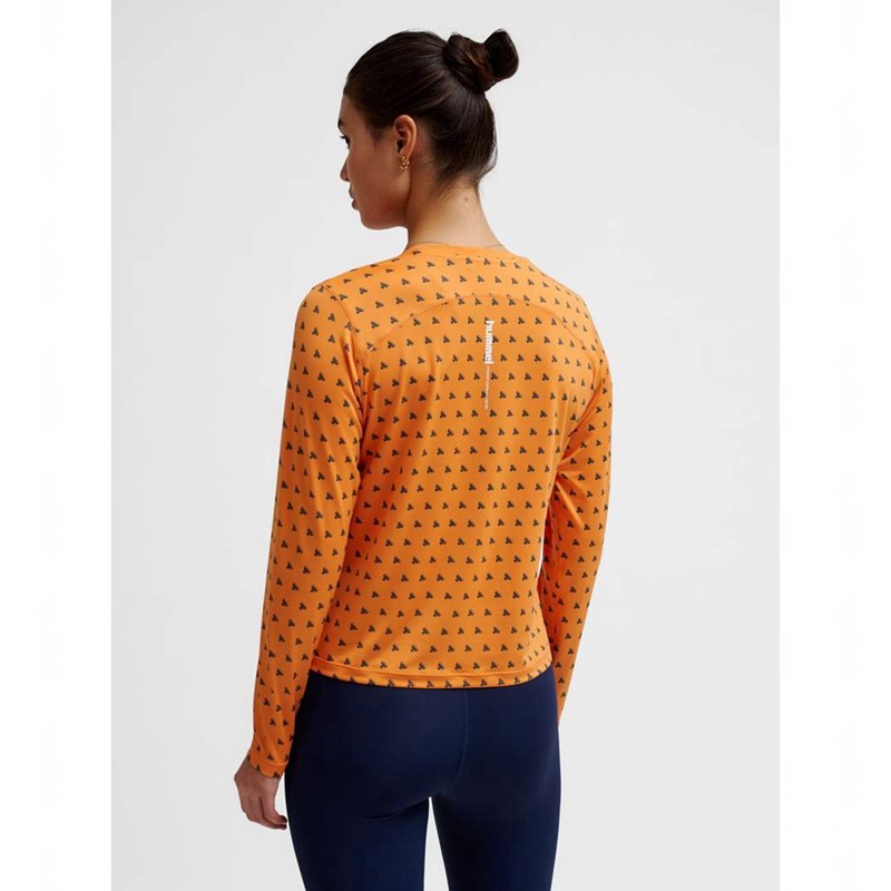 Hummel Fast W L/S T-shirts Dames Oranje | 358965-842