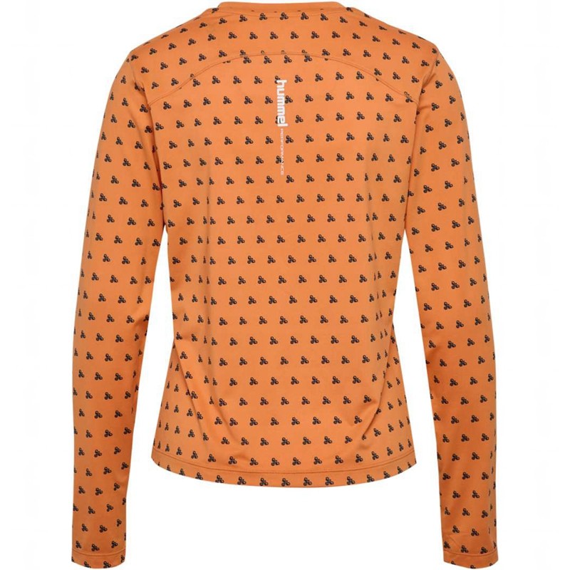 Hummel Fast W L/S T-shirts Dames Oranje | 358965-842