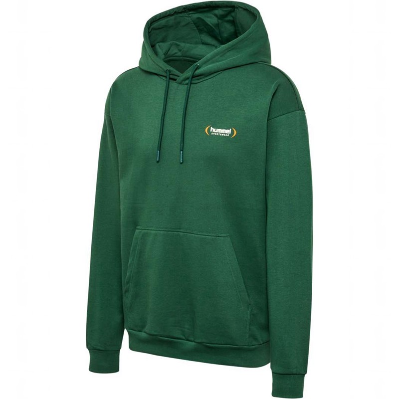 Hummel Felix Loose Hoodie Heren Groen | 528454-347