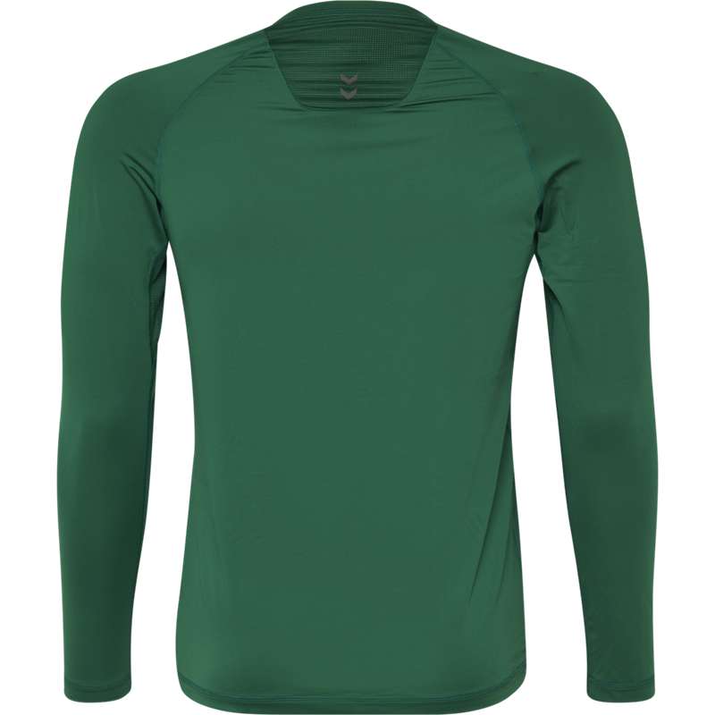 Hummel First Performance Jersey L/S Hardloopbroek Heren Groen | 459441-280