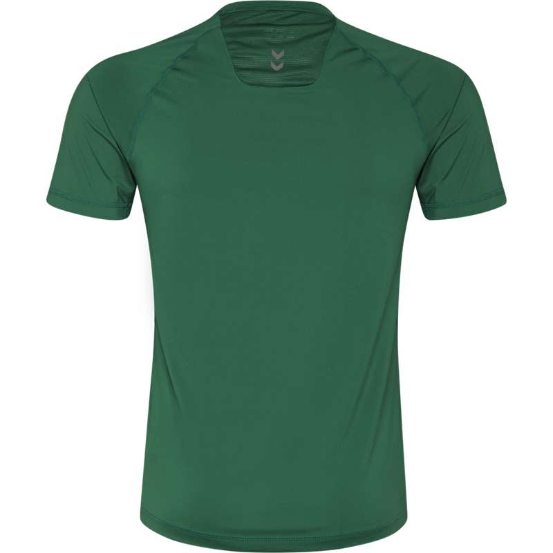 Hummel First Performance Jersey S/S Basislaag Heren Groen | 810561-047