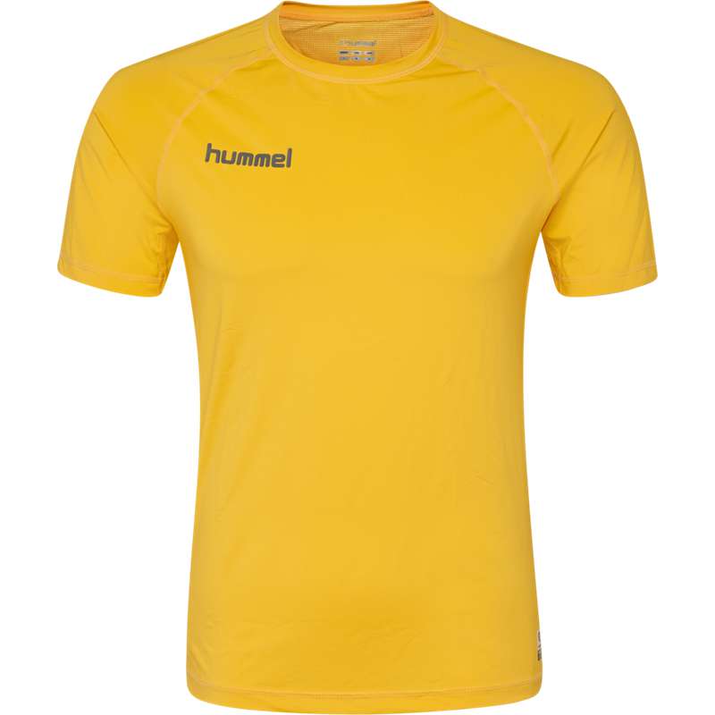 Hummel First Performance Jersey S/S Sneakers Heren Geel | 207530-785