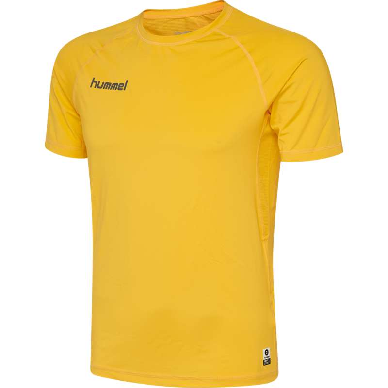 Hummel First Performance Jersey S/S Sneakers Heren Geel | 207530-785