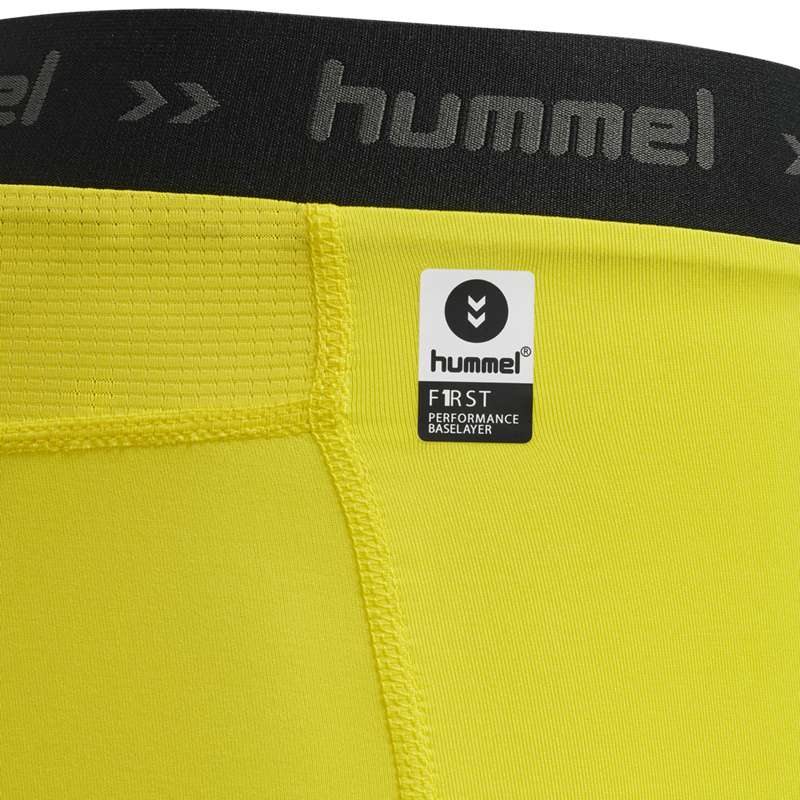 Hummel First Performance Tight Korte Broek Heren Geel | 776770-417