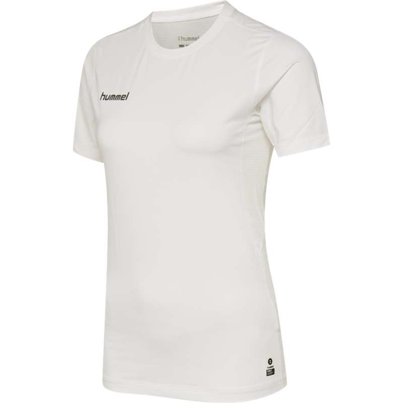 Hummel First Performance Wo S/S Jersey Dames Wit | 720014-186