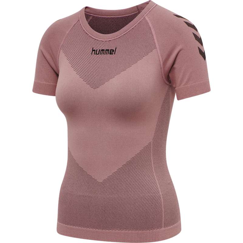 Hummel First Seamless S/S W Jersey Dames Roze | 780824-850