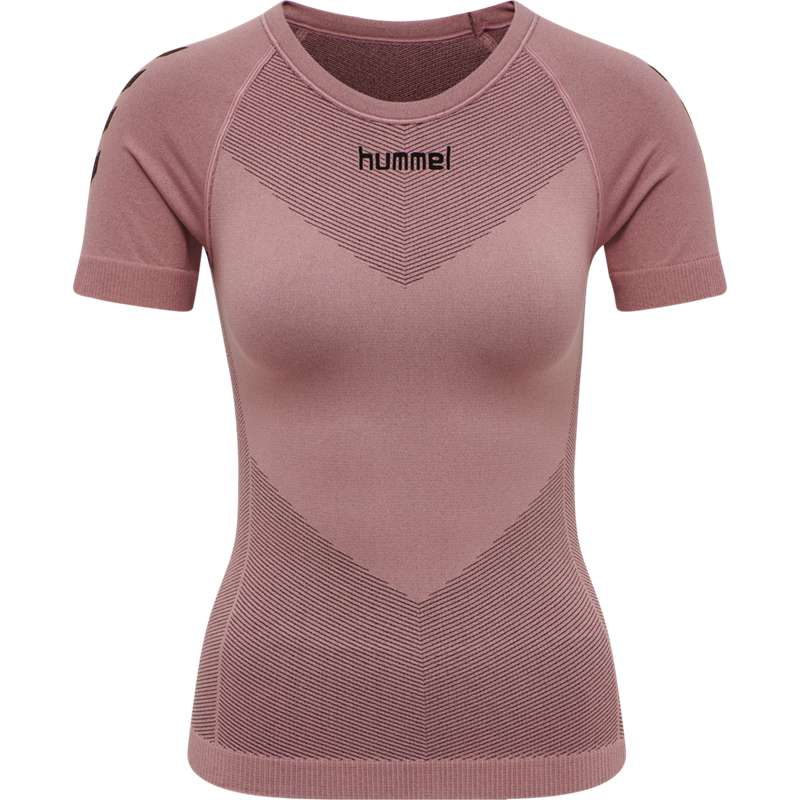 Hummel First Seamless S/S W Jersey Dames Roze | 780824-850