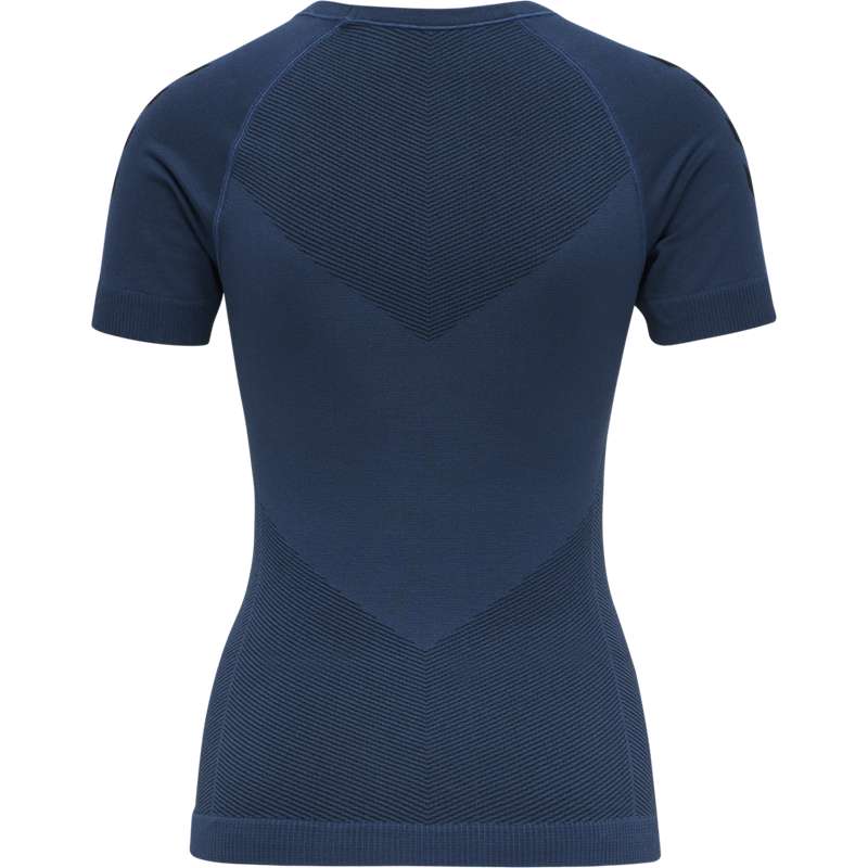 Hummel First Seamless S/S W Jersey Dames Donkerblauw | 562335-970