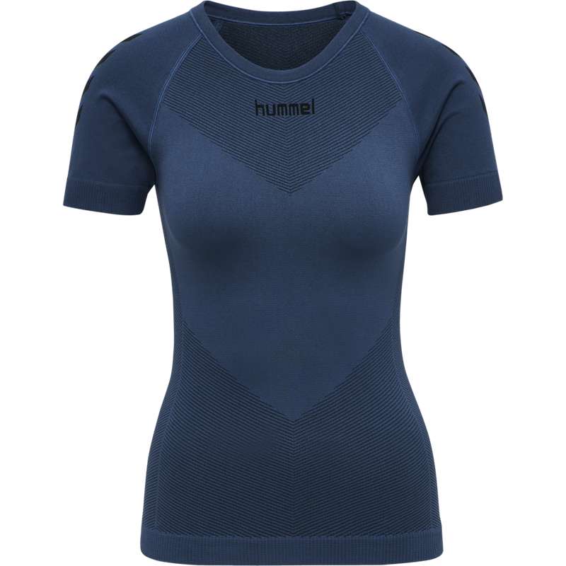 Hummel First Seamless S/S W Jersey Dames Donkerblauw | 562335-970
