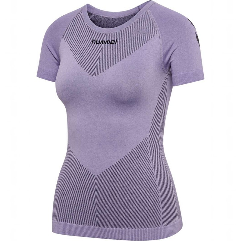 Hummel First Seamless S/S W Jersey Dames Lavendel | 463049-023