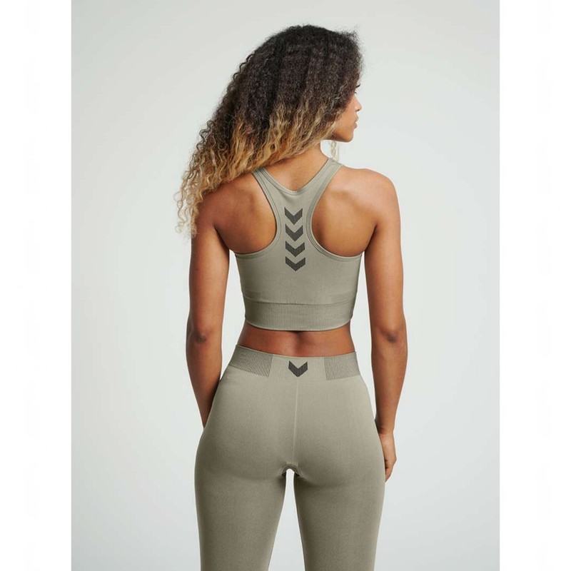 Hummel First Seamless Sport BH Dames Grijs | 332823-062
