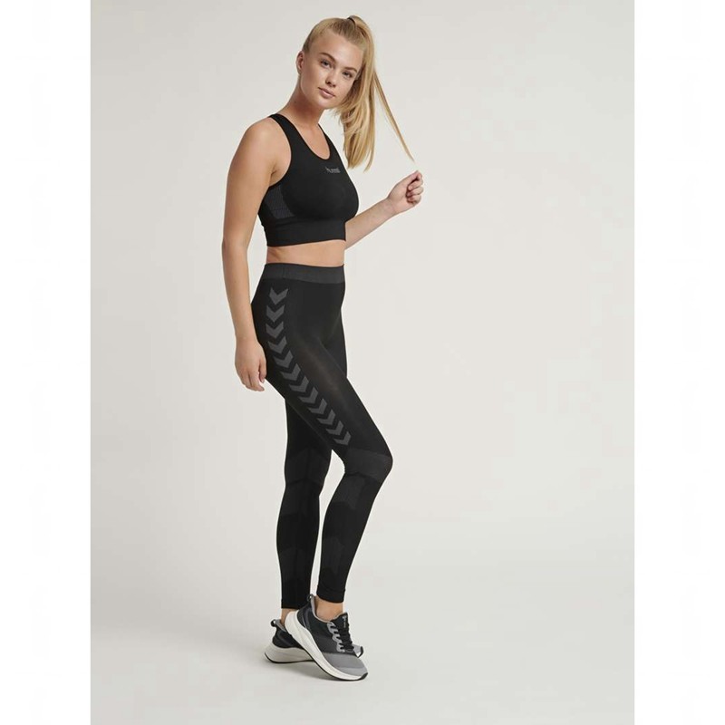 Hummel First Seamless Sport BH Dames Zwart | 007178-052