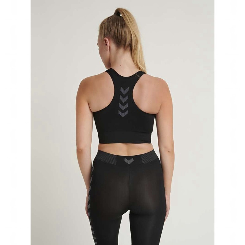 Hummel First Seamless Sport BH Dames Zwart | 007178-052