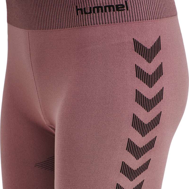 Hummel First Seamless Tr Sht Tigh W Korte Broek Dames Roze | 240231-180
