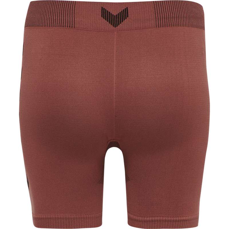 Hummel First Seamless Tr Sht Tigh W Korte Broek Dames Rood | 265057-070