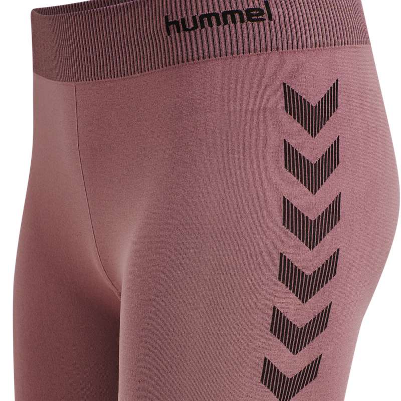 Hummel First Seamless Tr Tights W Korte Broek Dames Roze | 238113-132