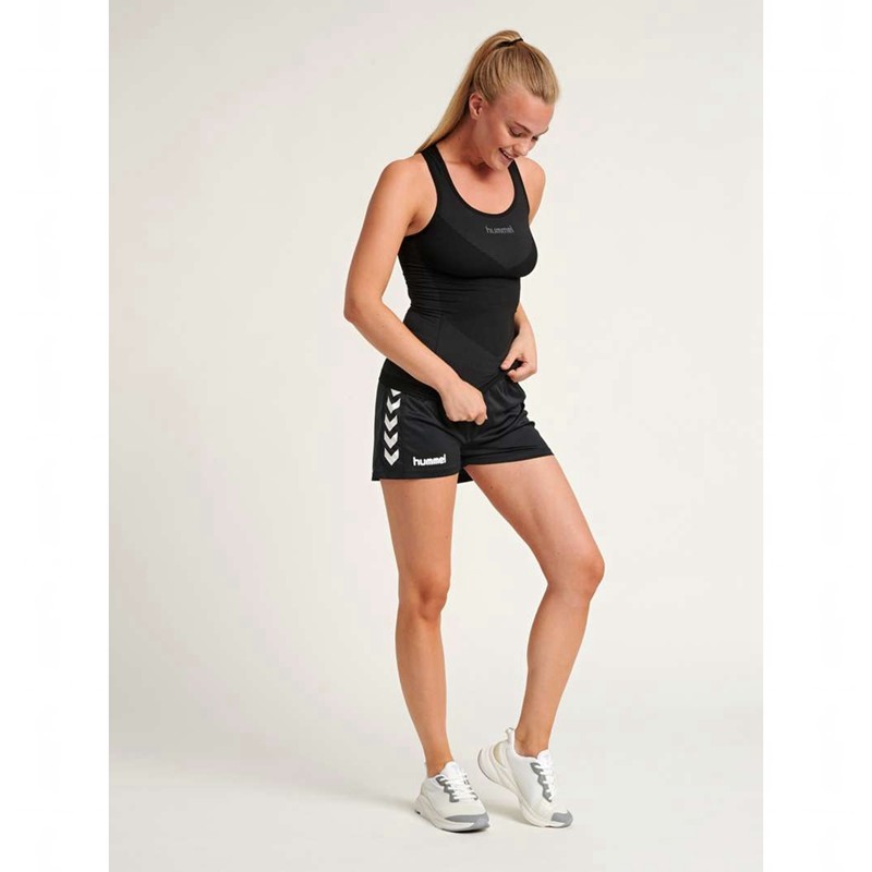 Hummel First Seamless W Tanktop Dames Zwart | 175870-173