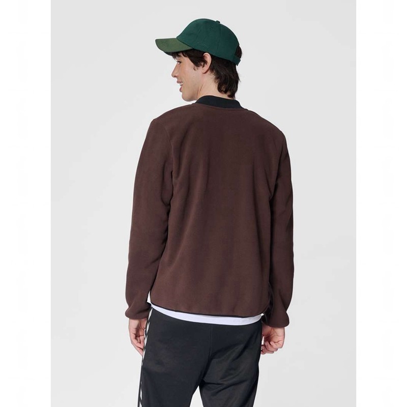 Hummel Fleece Zip Bee Jassen Heren Chocola | 543715-117