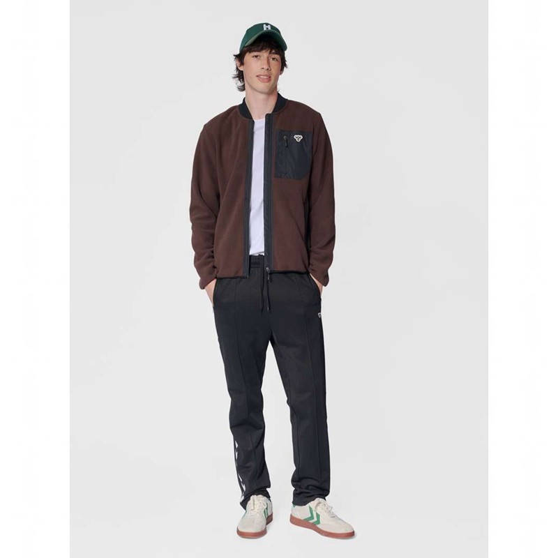 Hummel Fleece Zip Bee Jassen Heren Chocola | 543715-117