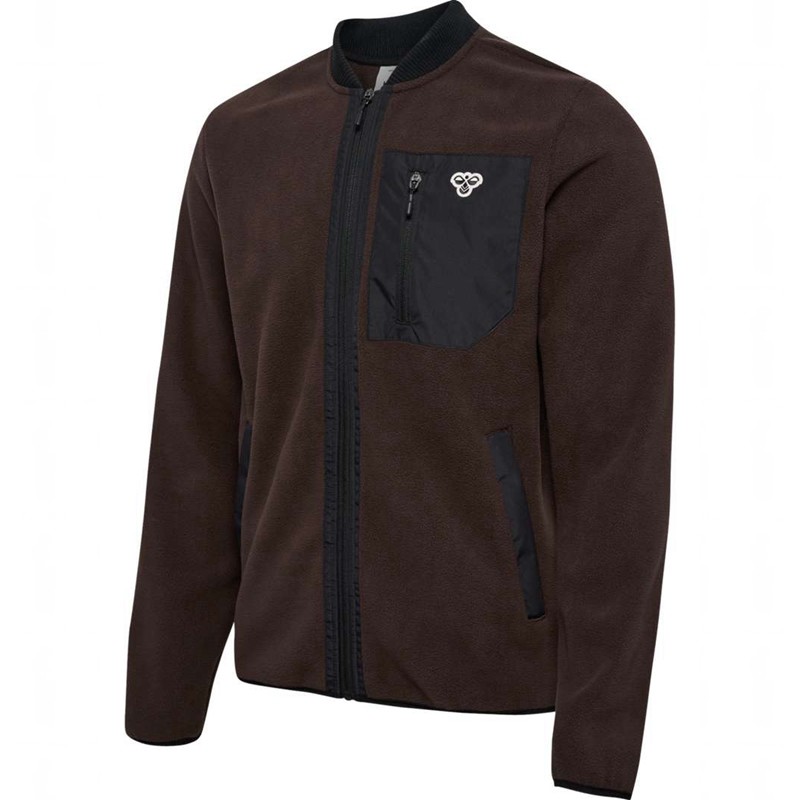 Hummel Fleece Zip Bee Jassen Heren Chocola | 543715-117