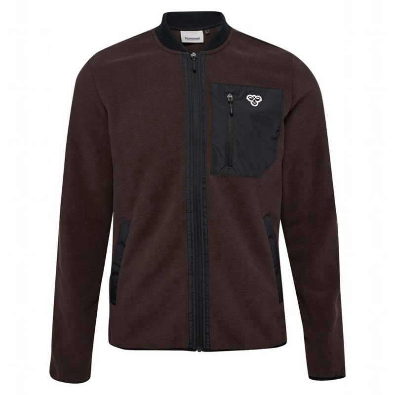 Hummel Fleece Zip Bee Jassen Heren Chocola | 543715-117