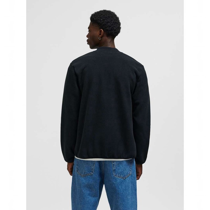 Hummel Fleece Zip Bee T-shirts Heren Zwart | 707399-486