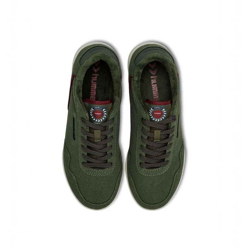 Hummel Forli Synth. Suede Sneakers Heren Groen | 730722-762