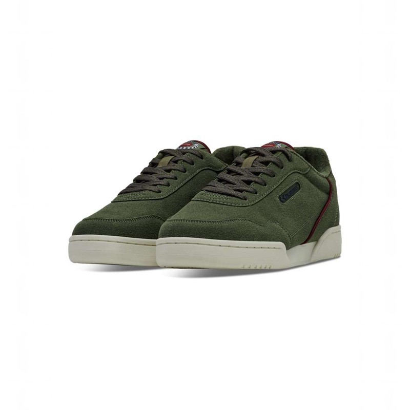 Hummel Forli Synth. Suede Sneakers Heren Groen | 730722-762