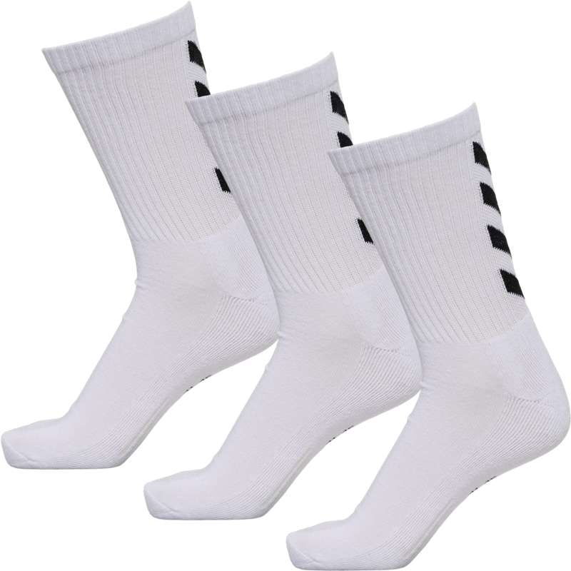 Hummel Fundamental 3-pack Sokken Heren Wit | 628496-527