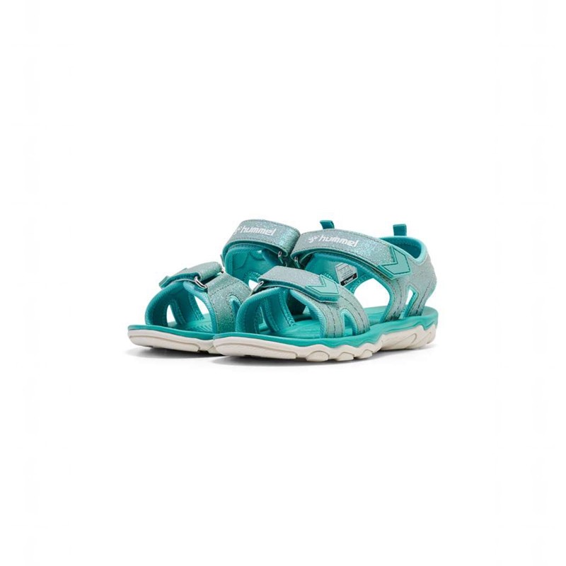 Hummel Glitter Jr Sneakers Kinderen Blauw | 273517-359