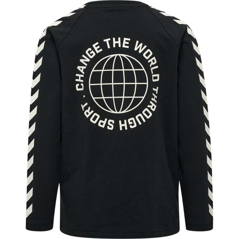 Hummel Global L/S T-shirts Kinderen Zwart | 778559-040