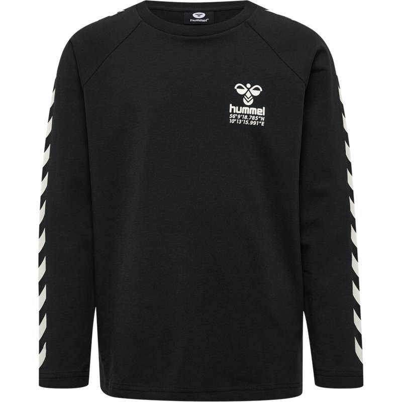 Hummel Global L/S T-shirts Kinderen Zwart | 778559-040