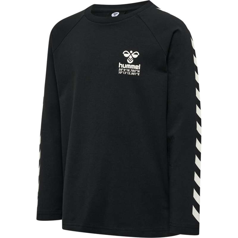 Hummel Global L/S T-shirts Kinderen Zwart | 778559-040