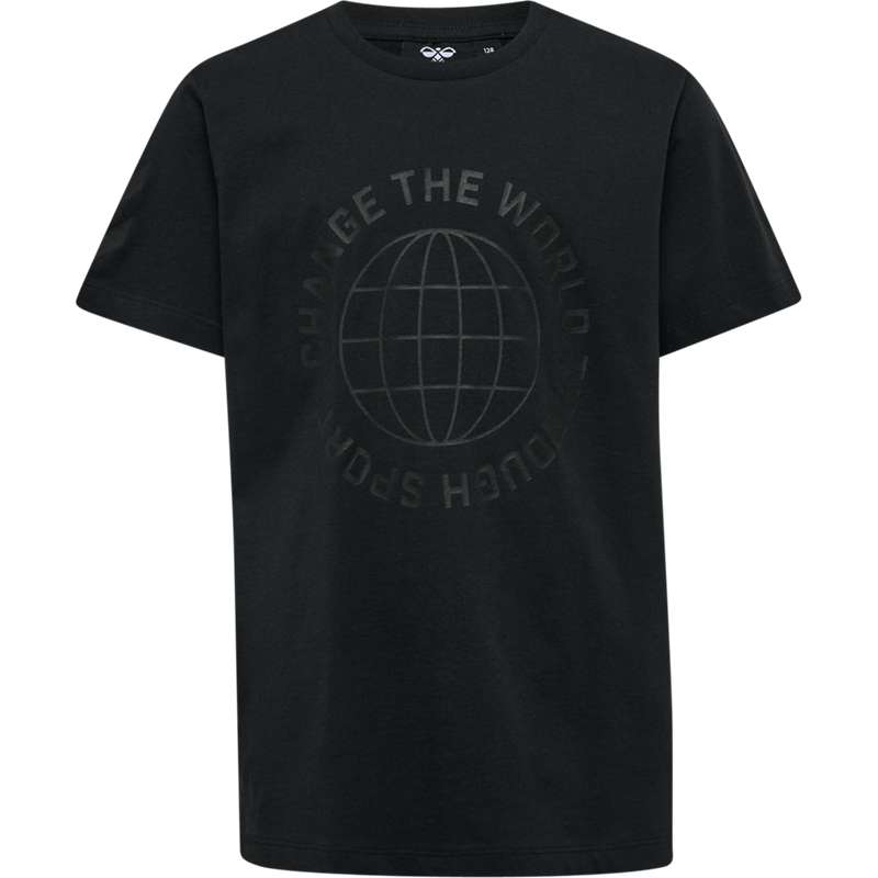 Hummel Global S/S T-shirts Kinderen Zwart | 354690-146